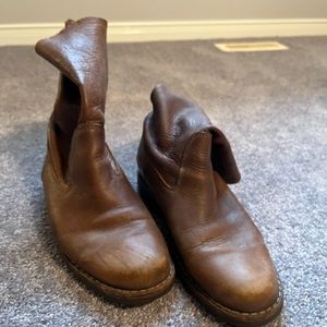 Roots brown leather boots